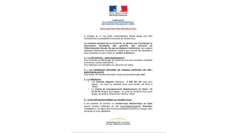 Declaration Des Revenus 2019 Commune De Val De Virieu